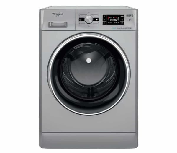Whirlpool AWG 1114SD - Tvättmaskin - bredd: 59.5 cm - djup: 60.5 cm - höjd: 85 cm - frontmatad - 71 liter - 11 kg - 1400 rpm - silver