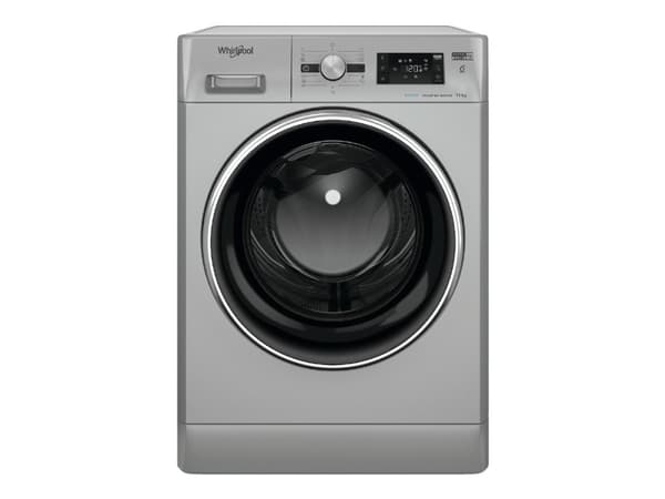 Whirlpool AWG 1114SD - Tvättmaskin - bredd: 59.5 cm - djup: 60.5 cm - höjd: 85 cm - frontmatad - 71 liter - 11 kg - 1400 rpm - silver