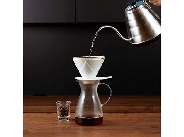 Hario Hario - V60 MUGEN - Keramisk pipett - Vit
