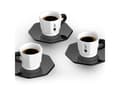 Miniatyrbilde 3 av 5: Bialetti RTATZ400, Sett, 0,075 l, Sort, Hvit, Porselen, Kopp, Kaffe