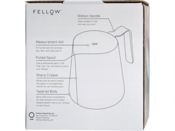 Fellow Fellow Eddy Pitcher - Mjölkkanna silver 350 ml