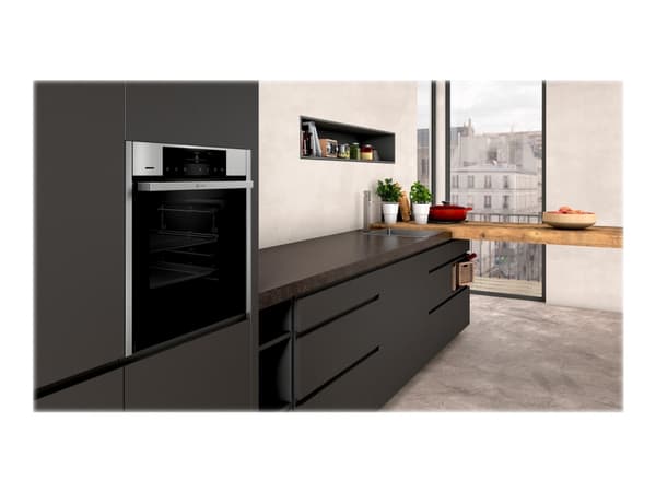 Neff N90, Keskikokoinen, Sähköuuni, 71 L, 71 L, 40 - 250 °C, Kiinteä