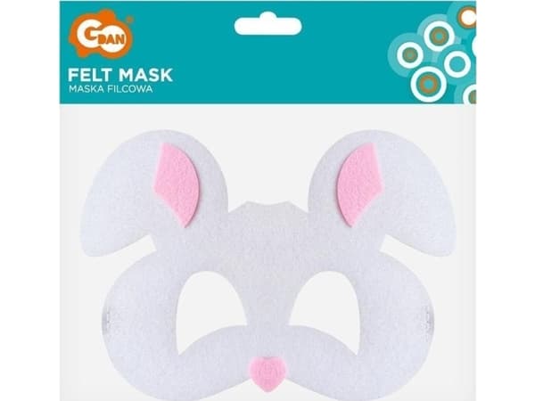GoDan Filt maske kanin 18,5x13cm