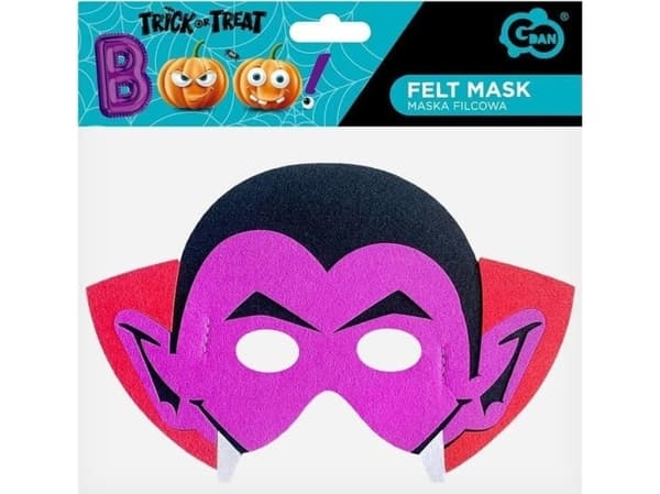 Filt vampyrmaske 24x16cm