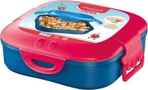 Picnik Concept Kids lunch box pink MAPED
