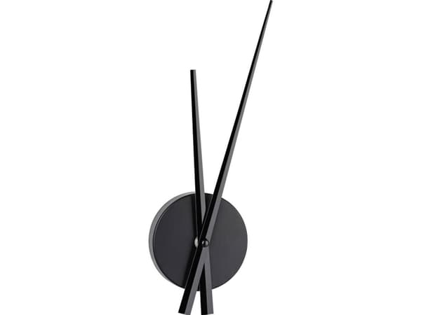 TFA-Dostmann 60.3036.01, Vägg, Quarts-klocka, Andra, Svart, Metall, AA