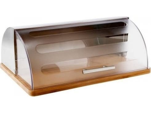 Five_S_Smart Bread Box Inox+Ps + Bambou