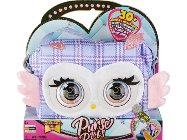 Spin Master Purse Pets Pets Print Perfect Owl Interaktiivinen laukku