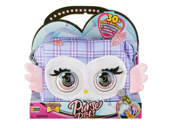 Spin Master Purse Pets Pets Print Perfect Owl Interaktiivinen laukku