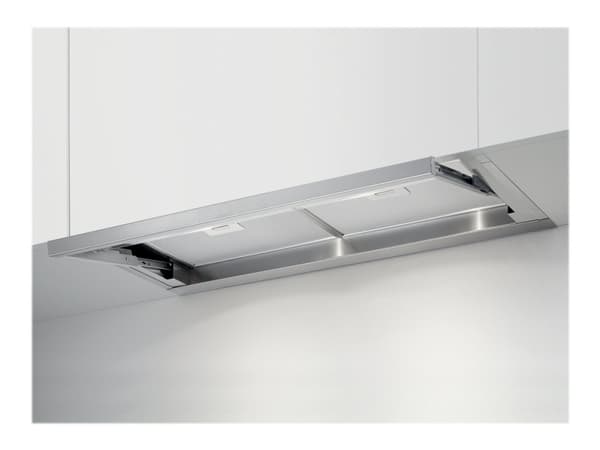 Elica Lever IX/A/56 - Panser - teleskopisk - bredde: 59.74 cm - dybde: 31 cm - ekstraksjon og resirkulasjon (-) - rustfritt stål
