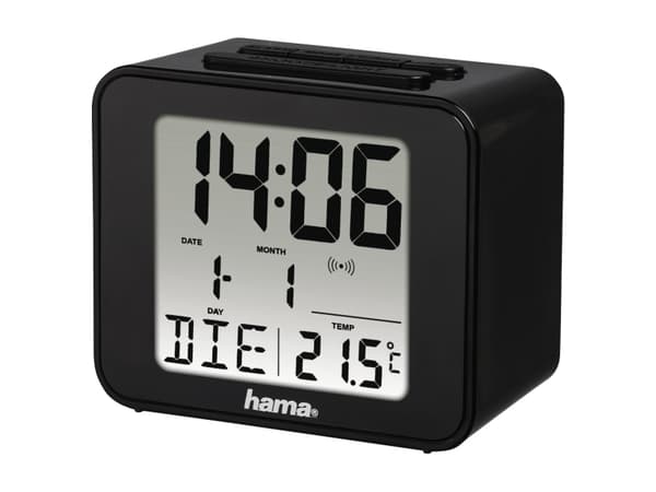Hama Cube, Digital vekkerklokke, Sort, Micro AAA, 70 mm, 60 mm, 40 mm