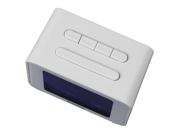 Hama Cube, Digital vekkerklokke, Hvit, Micro AAA, 70 mm, 60 mm, 40 mm