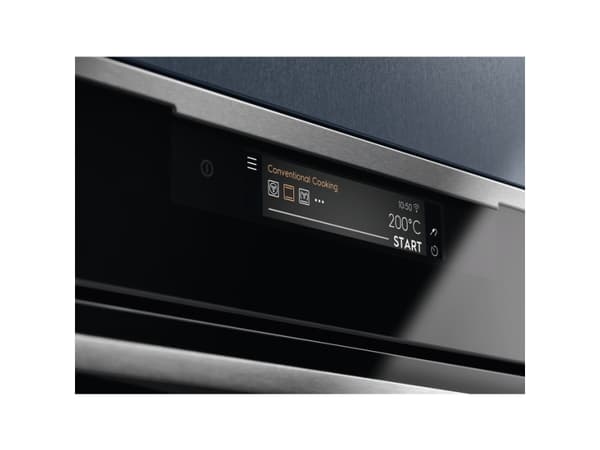 Electrolux KVBAS21WX, Liten, 43 l, 30 - 230 ° C, Tina upp, Pizza, Ånga, Svart, Rostfritt stål