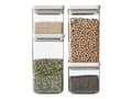 Miniatyrbild 2 av 5: Brabantia Tasty+ - Uppsättning med matförvaringsbehållare - rektangulär - ljusgrå