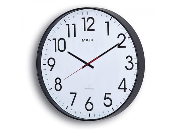 MAUL radioveggklokke MAULclimb svart 47,0 cm plast (90548)