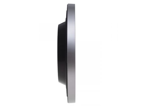 MAUL 9053195, Vägg, Quarts-klocka, Circel, Silver, Vit, Plast, Glas