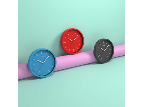 MAUL 9053434, Vegg, Digital klokke, Rund, Blå, AA, 1,5 V