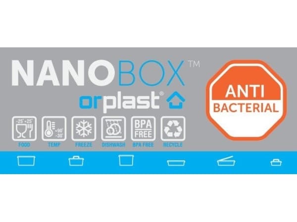 ORPLAST NanoBox matoppbevaringsbeholder, 4,5 L