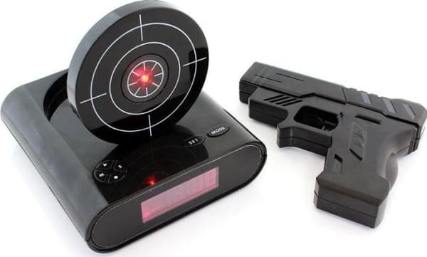 CreativeHome AG642 SHOT SNIPER ALARM CLOCK SHIELD FJERNKONTROLL universal