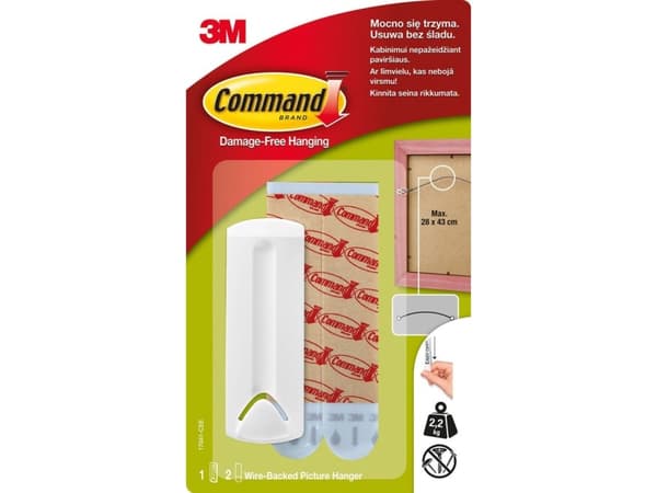 COMMAND HOOK WITH ROPE COMMAND 17041 + STRAPS (1 + 2)