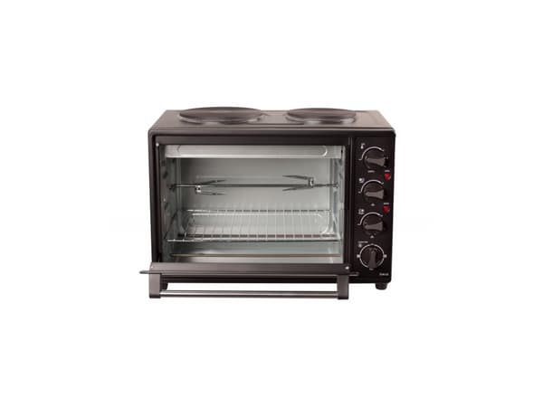 Orava ELEKTRAX1, Bordkoker, Sort, Rotasjon, Rustfritt stål, Innebygde kokeplater, 2 zone(s)