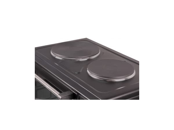 Orava ELEKTRAX1, Bordkoker, Sort, Rotasjon, Rustfritt stål, Innebygde kokeplater, 2 zone(s)