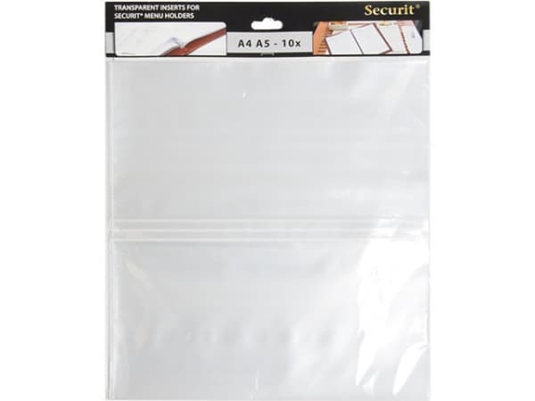 Securit MC-TI45, 210 x 297 mm (A4), Gjennomsiktig, Plastikk, Matt, Portrett, 385 mm