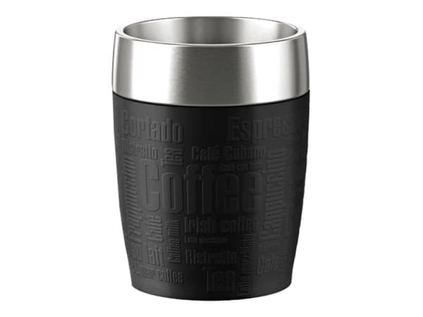 EMSA - Thermoskopp - Størrelse 7.8 cm - Høyde 10.7 cm - 0.2 L - svart