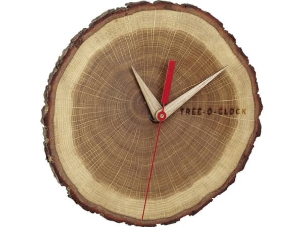 TFA Dostmann 60.3046.08 Quarz väggklocka 172 mm x 180 mm x 40 mm Ek, trä Äkta trä