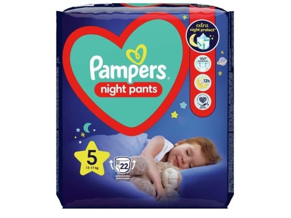 Pampers yöhousut bleer 12-17 kg, str. 5-JUNIOR, 22 stk.