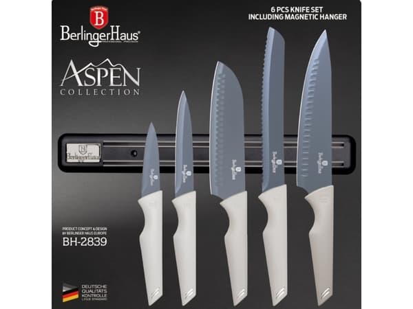 Berlinger Haus SET OF 5 KITCHEN KNIVES WITH A STRIP BERLINGER HAUS BH-2839