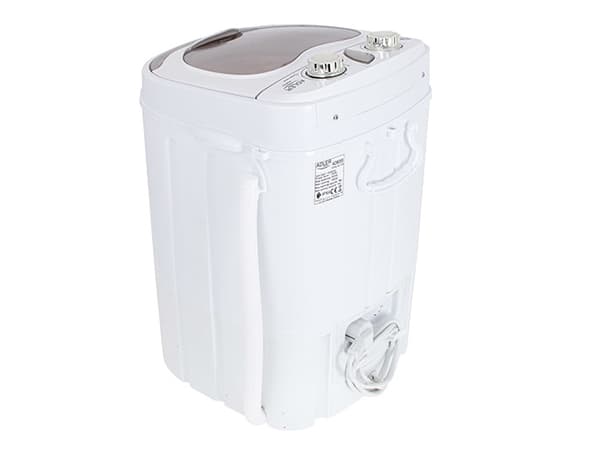 Adler AD 8055, Toplader, 3 kg, Krem, Hvit