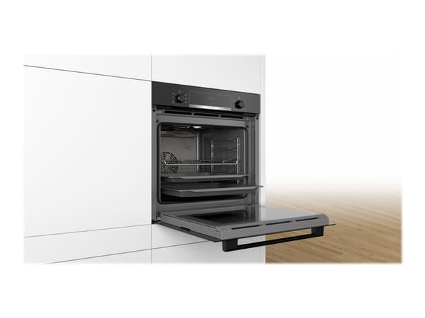 Bosch Serie 4 HBA533BB0S, Keskikokoinen, Sähköuuni, 71 L, 3400 W, 71 L, 50 - 275 °C musta