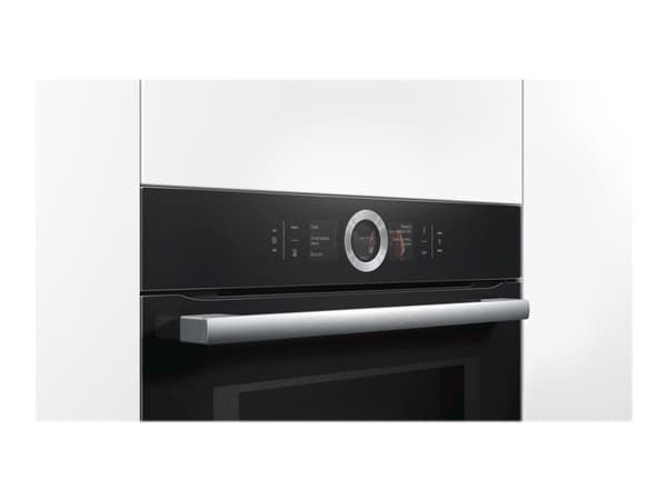 Bosch Serie 8 CMG676BB1, Keskikokoinen, Sähköuuni, 45 L, 1000 W, 45 L, 30 - 300 °C