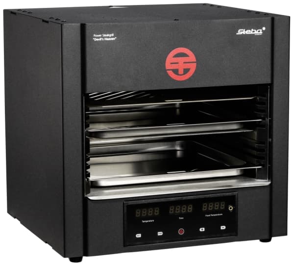 Steba E2600 XL DEVIL’S HEAVEN, Sähköuuni, 2600 W, 2600 W, 850 °C, Musta, Painikkeet