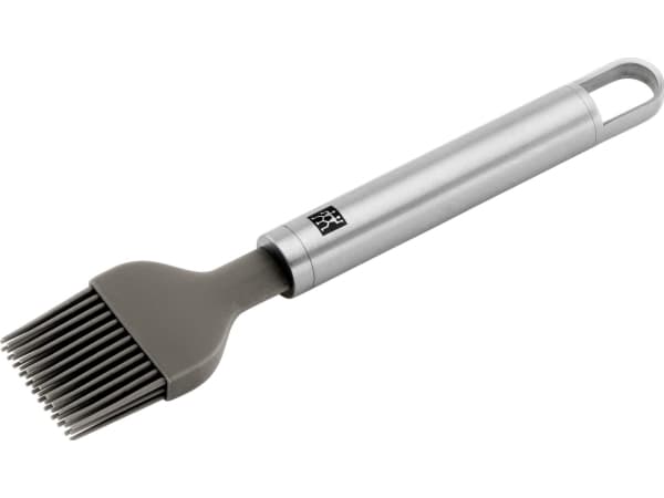 ZWILLING Pro, Platt pensel, Silikon, Rostfritt stål, Silver, 40 mm, 240 mm