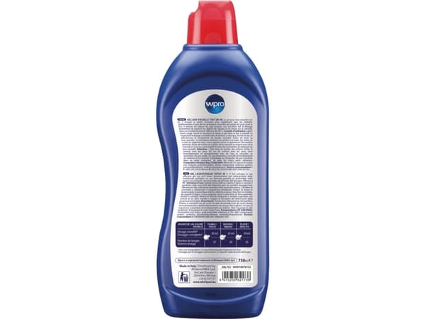 Whirlpool GEL753, Astianpesukoneen pesuaine + huuhtelukirkaste + suola, Geeli, 750 ml, Sitruuna, Universaali, 1 kpl