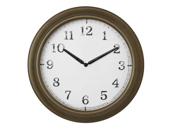 TFA-Dostmann 60.3066.53, Vegg, Quartz clock, Rund, Messing, Metall, Glass