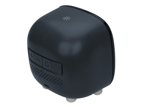 TFA-Dostmann 60.2034.02, Digital vekkerklokke, firkant, Blå, Plast, 12/24h, 0 - 50 °C