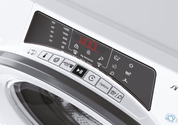 Candy RapidÓ Simply-Fi ROW4854DWMSE/1-S - Tvättmaskin/torktumlare - Wi-Fi - bredd: 60 cm - djup: 53 cm - höjd: 85 cm - frontmatad - 8 kg - 1400 rpm -