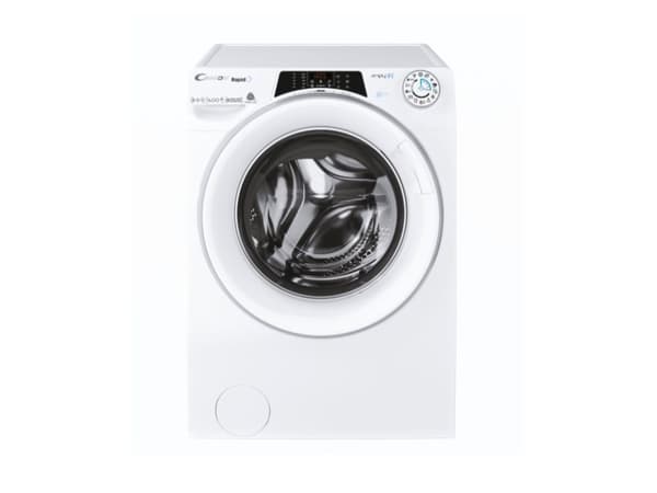 Candy RapidÓ Simply-Fi ROW4854DWMSE/1-S - Tvättmaskin/torktumlare - Wi-Fi - bredd: 60 cm - djup: 53 cm - höjd: 85 cm - frontmatad - 8 kg - 1400 rpm - Vit