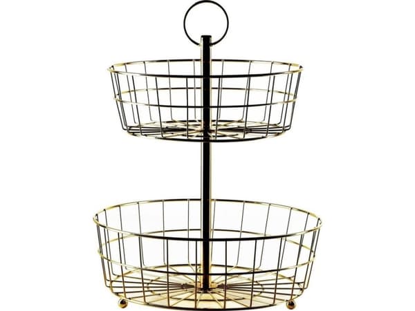 Mondex CASSIE Tvåvåningskorg 29xh10cm 24xh8cm h38cm