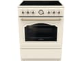 Pikkukuva 1 / 5: Gorenje GECS6B70CLI, Vapaasti seisova liesi, Beige, Rotaatio, Ruostumaton teräs, Yläosa edessä, Keraaminen