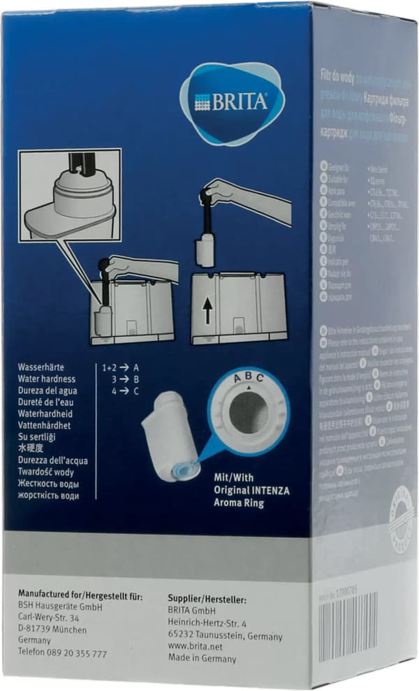 BSH Brita -vesisuodatin espressokoneille