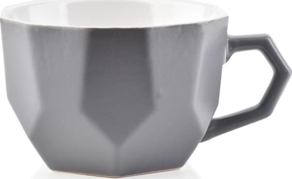Affek Design SALLY GEO GREY Kubek 450ml 12x15xh7.8cm