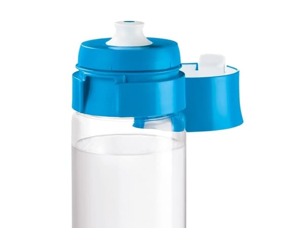 Brita Fill & Go flaskeblå 0,6l + 4 filterinnsatser
