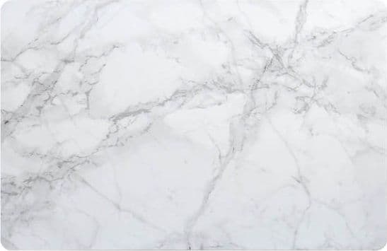 Affek Design Table Mat Decorative Kitchen Pad White Marble Universal