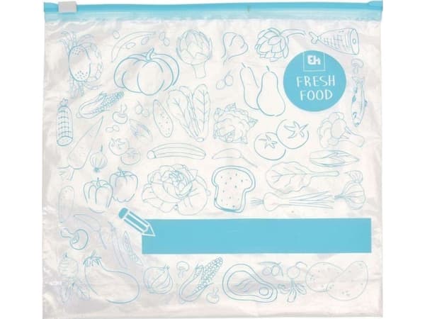 Utmerket husholdningsvesker, poser, strengposer for matoppbevaring, 10 x 3L