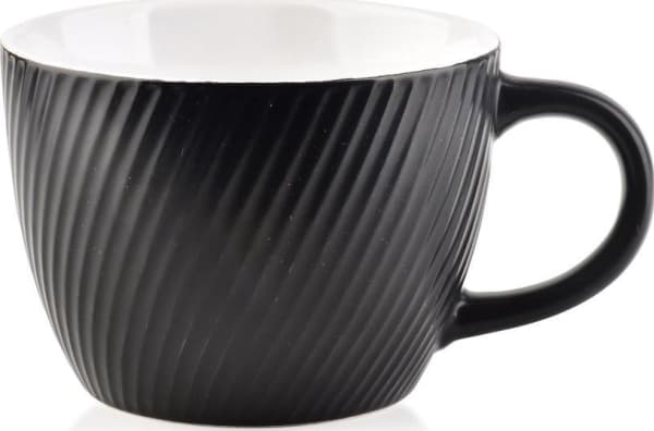 Affek Design SALLY LINES BLACK Kubek 480ml 11x14.5xh8cm