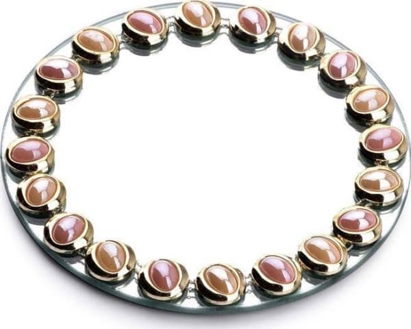 Affek Design ELIA PINK Standart. dekorativ diameter: 15xh1cm